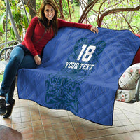 Custom Finland Football Champion Quilt Sami Pattern - Wonder Print Shop