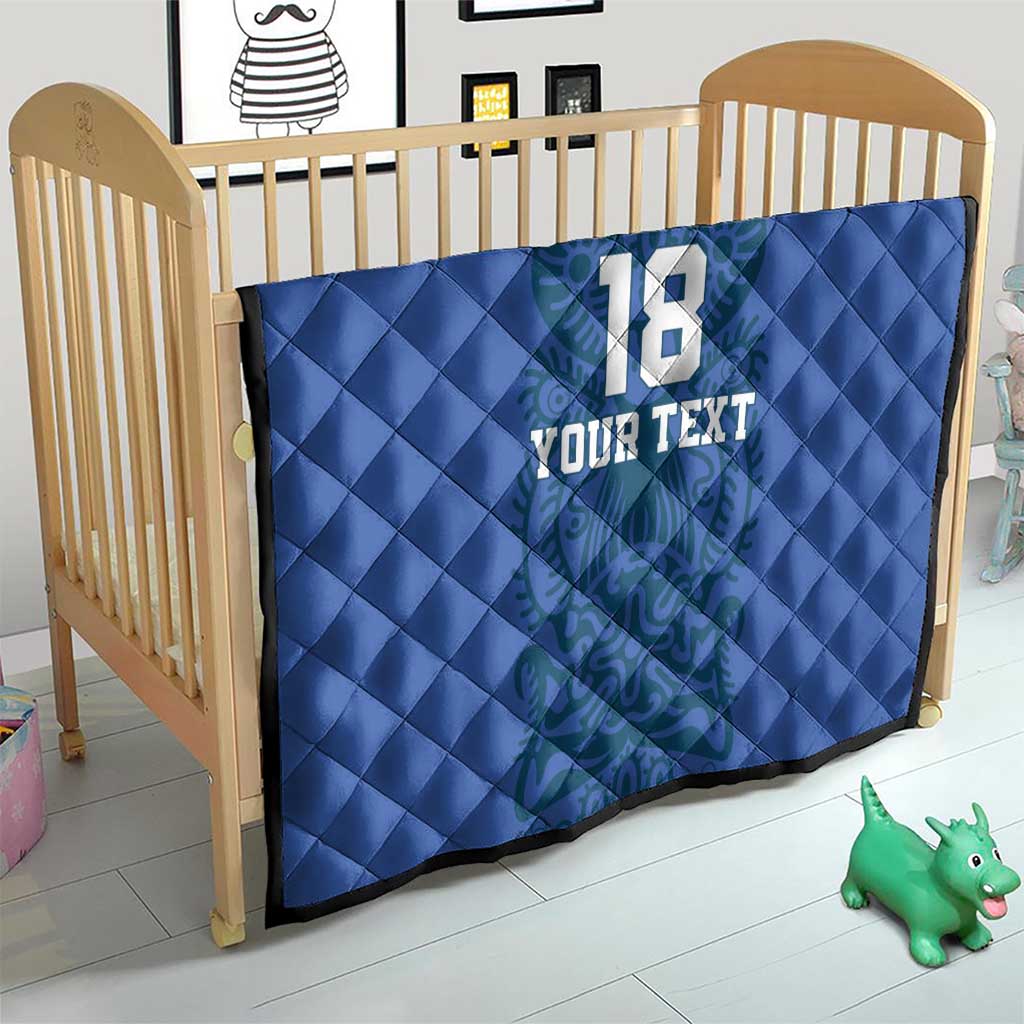 Custom Finland Football Champion Quilt Sami Pattern - Wonder Print Shop