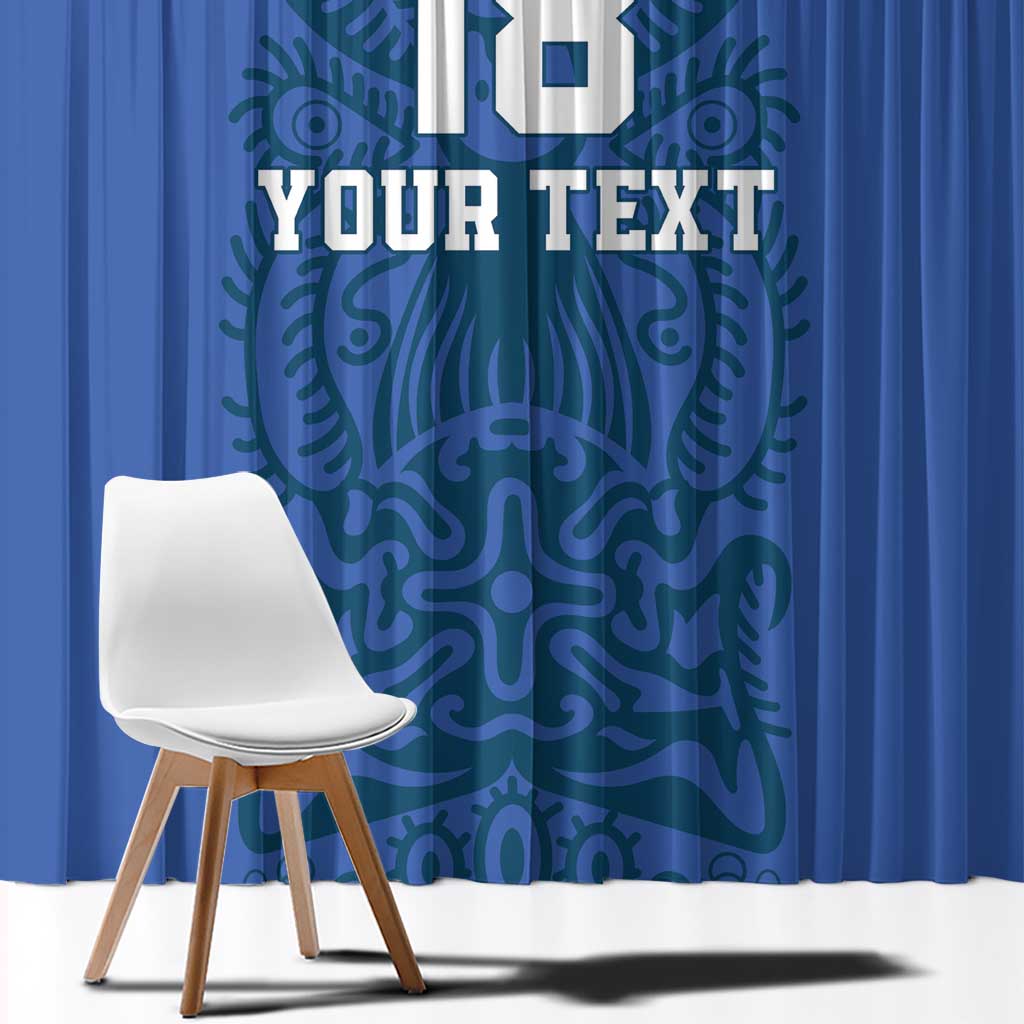 Custom Finland Football Champion Window Curtain Sami Pattern - Wonder Print Shop