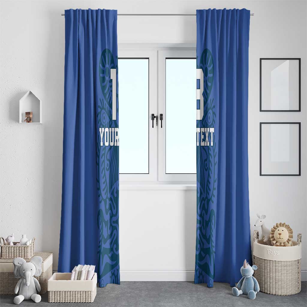 Custom Finland Football Champion Window Curtain Sami Pattern - Wonder Print Shop