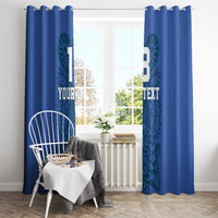 Custom Finland Football Champion Window Curtain Sami Pattern - Wonder Print Shop