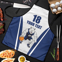Finland Basketball Custom Apron Wolf Mascot Dynamic Style - Wonder Print Shop