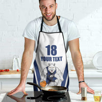 Finland Basketball Custom Apron Wolf Mascot Dynamic Style - Wonder Print Shop