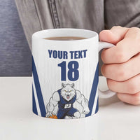 Finland Basketball Custom Ceramic Mug Wolf Mascot Dynamic Style - Wonder Print Shop