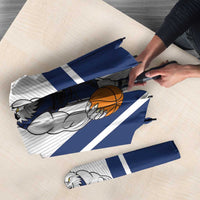 Finland Basketball Custom Umbrella Wolf Mascot Dynamic Style - Wonder Print Shop