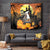 Capy-Boo-Ra Halloween Tapestry Haunted House And Pumpkin Spooky - Wonder Print Shop