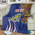 Personalized Central African Republic Since 1958 Blanket Coat Of Arms With Kente Pattern