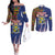 Personalized Central African Republic Since 1958 Couples Matching Off The Shoulder Long Sleeve Dress and Long Sleeve Button Shirt Coat Of Arms With Kente Pattern