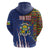 Personalized Central African Republic Since 1958 Hoodie Coat Of Arms With Kente Pattern - Wonder Print Shop