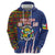 Personalized Central African Republic Since 1958 Hoodie Coat Of Arms With Kente Pattern - Wonder Print Shop