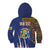 Personalized Central African Republic Since 1958 Kid Hoodie Coat Of Arms With Kente Pattern - Wonder Print Shop