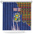 Personalized Central African Republic Since 1958 Shower Curtain Coat Of Arms With Kente Pattern