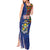 Personalized Central African Republic Since 1958 Tank Maxi Dress Coat Of Arms With Kente Pattern - Wonder Print Shop