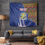 Personalized Central African Republic Since 1958 Tapestry Coat Of Arms With Kente Pattern