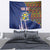 Personalized Central African Republic Since 1958 Tapestry Coat Of Arms With Kente Pattern