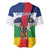 Central African Republic Republic Day 1958 Baseball Jersey Unite, Dignite, Travail - Flag Style - Wonder Print Shop