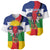 Central African Republic Republic Day 1958 Baseball Jersey Unite, Dignite, Travail - Flag Style - Wonder Print Shop