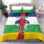 Central African Republic Republic Day 1958 Bedding Set Unite, Dignite, Travail - Flag Style - Wonder Print Shop