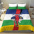 Central African Republic Republic Day 1958 Bedding Set Unite, Dignite, Travail - Flag Style - Wonder Print Shop