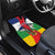 Central African Republic Republic Day 1958 Car Mats Unite, Dignite, Travail - Flag Style - Wonder Print Shop