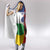 Central African Republic Republic Day 1958 Hooded Blanket Unite, Dignite, Travail - Flag Style