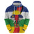 Central African Republic Republic Day 1958 Hoodie Unite, Dignite, Travail - Flag Style - Wonder Print Shop