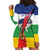 Central African Republic Republic Day 1958 Hoodie Dress Unite, Dignite, Travail - Flag Style - Wonder Print Shop