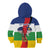 Central African Republic Republic Day 1958 Kid Hoodie Unite, Dignite, Travail - Flag Style - Wonder Print Shop