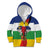 Central African Republic Republic Day 1958 Kid Hoodie Unite, Dignite, Travail - Flag Style - Wonder Print Shop