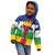 Central African Republic Republic Day 1958 Kid Hoodie Unite, Dignite, Travail - Flag Style - Wonder Print Shop