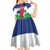 Central African Republic Republic Day 1958 Kid Short Sleeve Dress Unite, Dignite, Travail - Flag Style - Wonder Print Shop