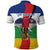 Central African Republic Republic Day 1958 Polo Shirt Unite, Dignite, Travail - Flag Style - Wonder Print Shop