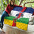 Central African Republic Republic Day 1958 Quilt Unite, Dignite, Travail - Flag Style - Wonder Print Shop