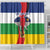 Central African Republic Republic Day 1958 Shower Curtain Unite, Dignite, Travail - Flag Style