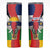 Central African Republic Republic Day 1958 Skinny Tumbler Unité, Dignité, Travail - Flag Style