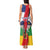 Central African Republic Republic Day 1958 Tank Maxi Dress Unite, Dignite, Travail - Flag Style - Wonder Print Shop