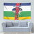 Central African Republic Republic Day 1958 Tapestry Unite, Dignite, Travail - Flag Style