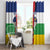 Central African Republic Republic Day 1958 Window Curtain Unite, Dignite, Travail - Flag Style - Wonder Print Shop