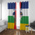 Central African Republic Republic Day 1958 Window Curtain Unite, Dignite, Travail - Flag Style - Wonder Print Shop