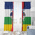 Central African Republic Republic Day 1958 Window Curtain Unite, Dignite, Travail - Flag Style - Wonder Print Shop