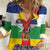 Central African Republic Republic Day 1958 Women Casual Shirt Unite, Dignite, Travail - Flag Style