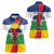 Central African Republic Republic Day 1958 Women Polo Shirt Unite, Dignite, Travail - Flag Style - Wonder Print Shop