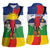 Central African Republic Republic Day 1958 Women Sleeveless Polo Shirt Unite, Dignite, Travail - Flag Style - Wonder Print Shop