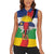 Central African Republic Republic Day 1958 Women Sleeveless Polo Shirt Unite, Dignite, Travail - Flag Style - Wonder Print Shop