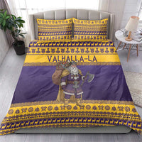 Merry Christmas from Vikingnations Bedding Set Valhalla-La Santa - Wonder Print Shop