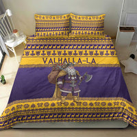 Merry Christmas from Vikingnations Bedding Set Valhalla-La Santa - Wonder Print Shop