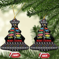 Merry Fishmas Ceramic Ornament Fishing Christmas Tree Lights - Wonder Print Shop