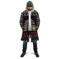 Merry Fishmas Cloak Fishing Christmas Tree Lights - Wonder Print Shop