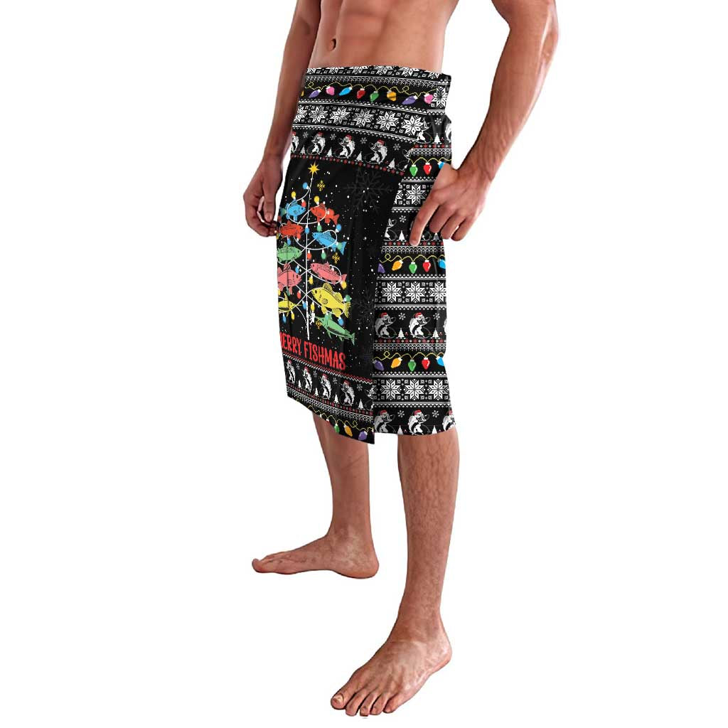 Merry Fishmas Lavalava Fishing Christmas Tree Lights - Wonder Print Shop