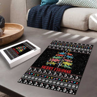 Merry Fishmas Puzzle Fishing Christmas Tree Lights - Wonder Print Shop